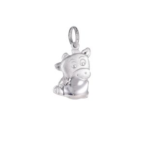 Chinese Zodiac Silver Pendant - Ox