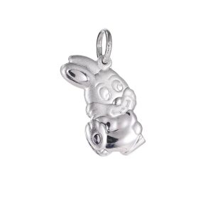 Chinese Zodiac Silver Pendant - Rabbit