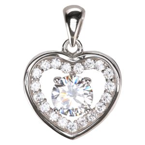 Heart CZ Pendant