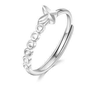 Butterfly Link Adjustable Ring